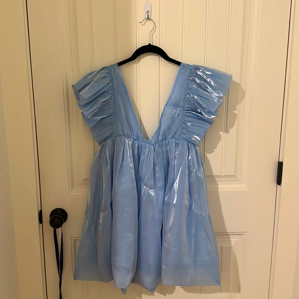 NEVER WORN Lane 201 Fairy Tale Nights Dress in Baby Blue